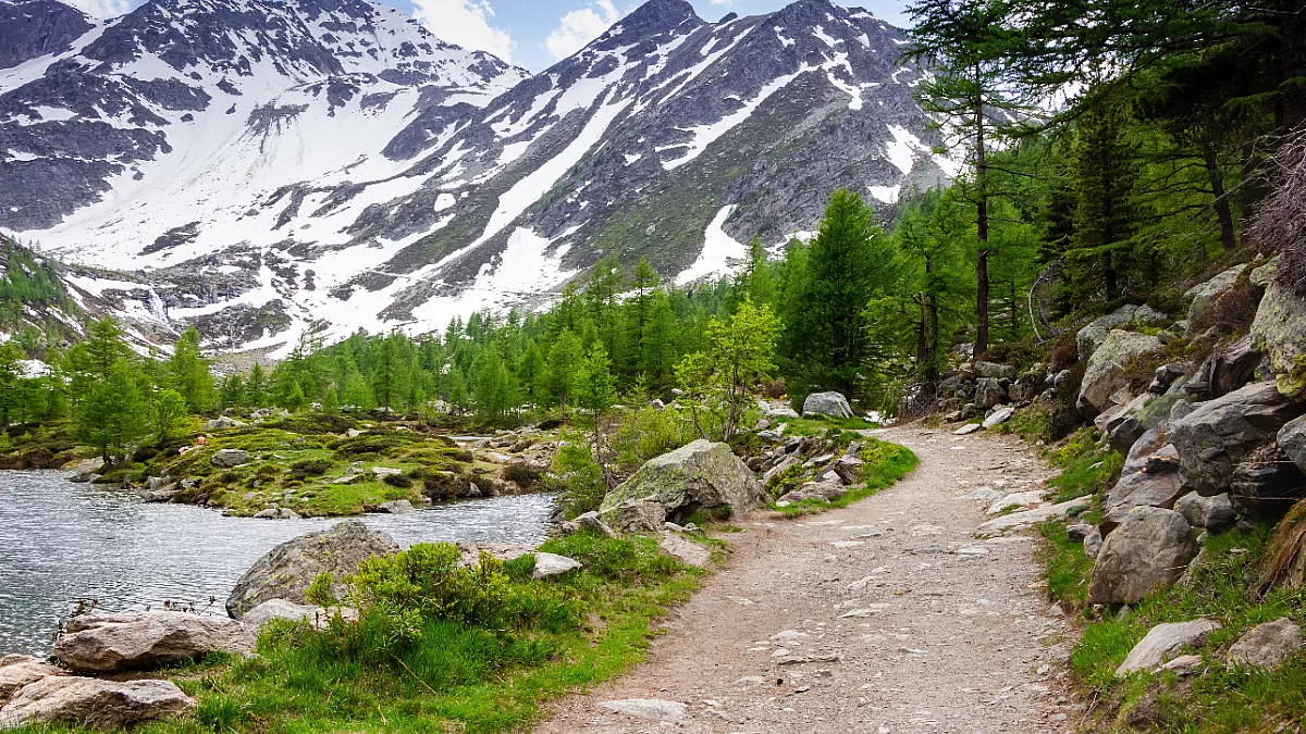 Colle San Carlo, Aosta. Shutterstock_1881463288