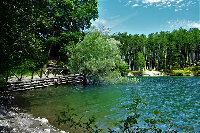 Lago di Suviana, panorama