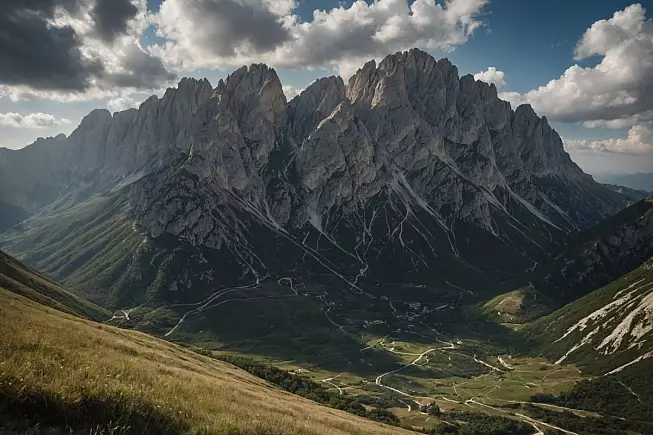 Monti della Laga, nel Parco Nazionale del Gran Sasso e Monti della Laga. Shutterstock_2629203287