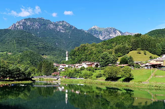 Passo della Borcola. Posina. Shutterstock_1143553457