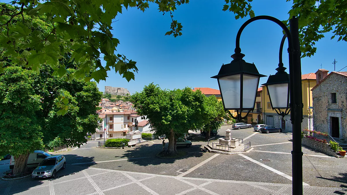 Il centro storico di Sicignano degli Alburni.