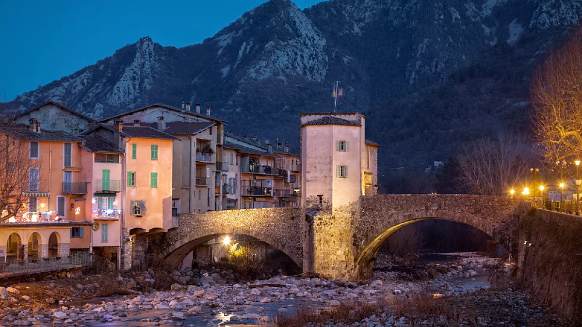 Sospello di sera. 
