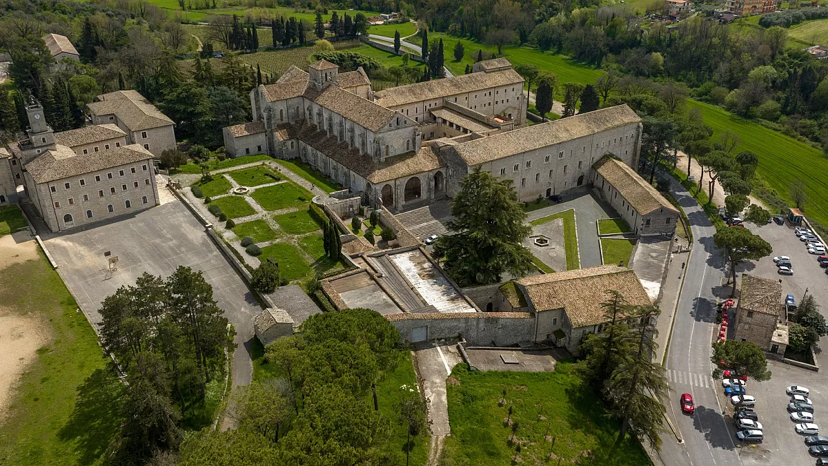 Abbazia di Casamari, Lazio. Shutterstock_2610939889