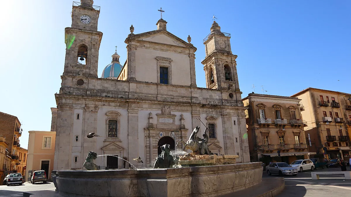 Abbazia Santo Spirito, Caltanissetta, Sicilia. Shutterstock_2179210739
