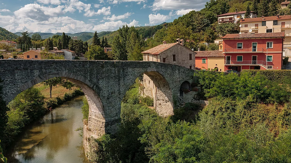 Mercatello Sul Metauro, Pesaro e Urbino, Marche. Shutterstock_2290058015