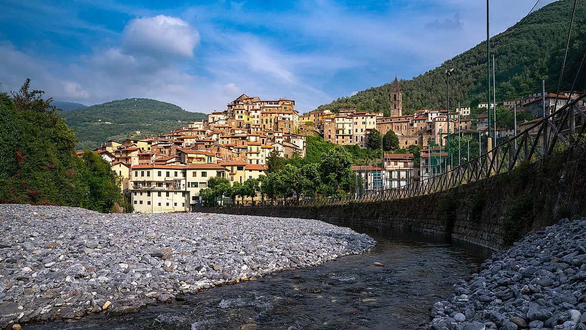 Pigna, in Val Nervia, al confine con la Francia. 