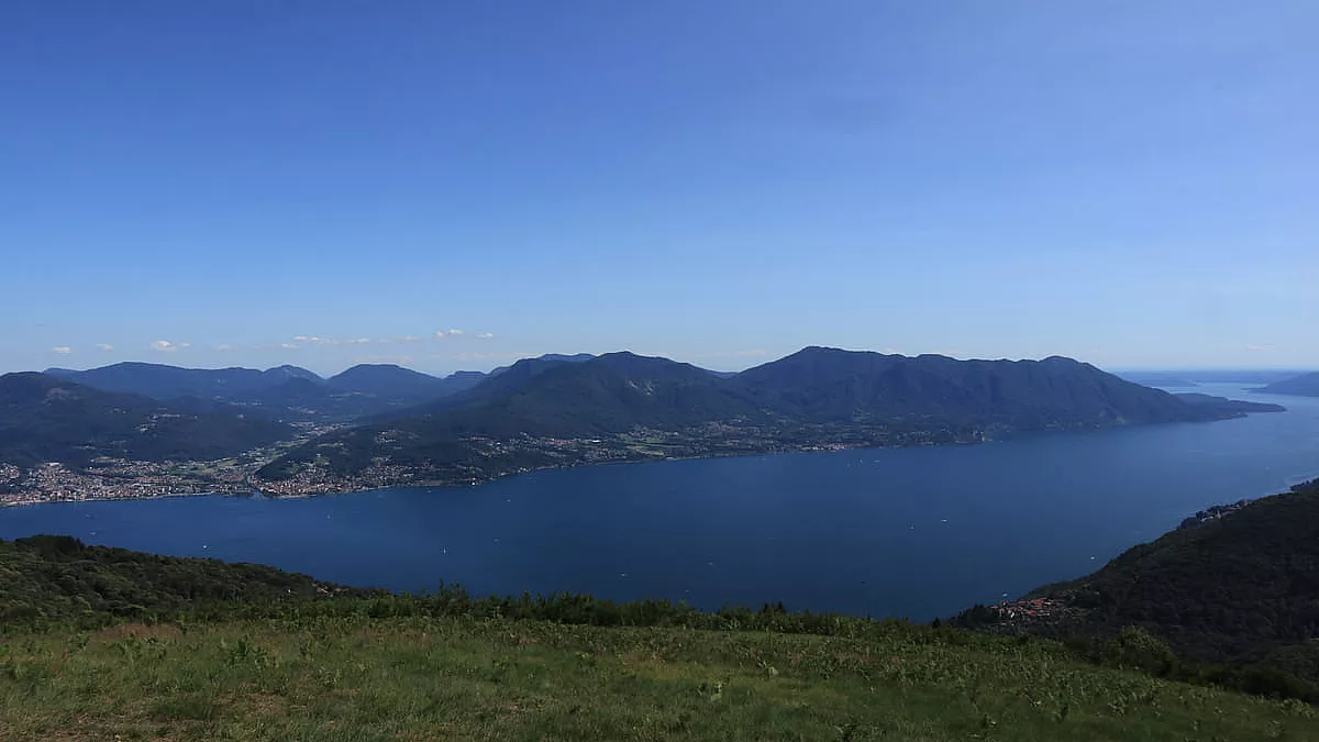 Il panorama sul Lago Maggiore, da Trarego Viggiona.