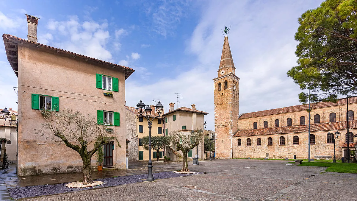 La Basilica di Sant'Eufemia, nel centro storico di Grado.
