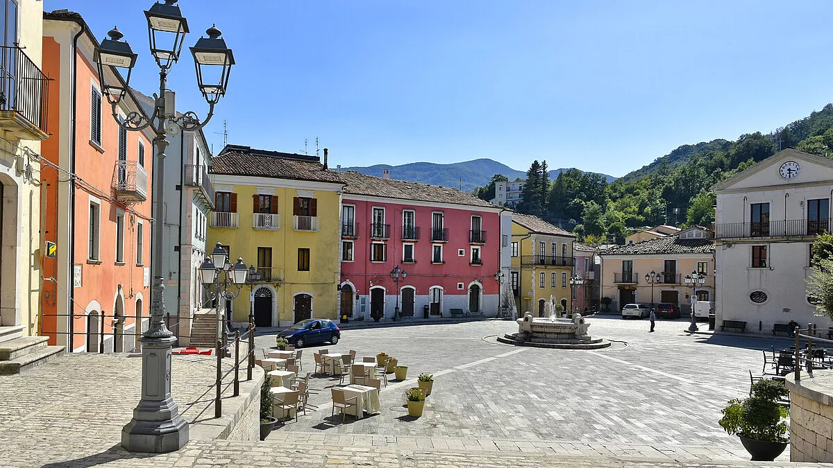 Il centro storico di Sepino.