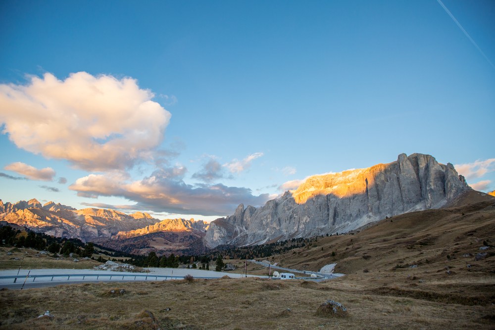 Passo Sella in moto