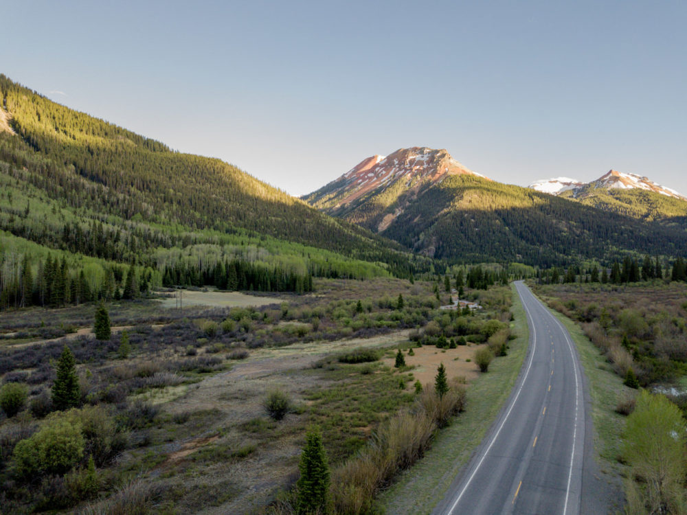 Million Dollar Highway. Red Mountain Pass