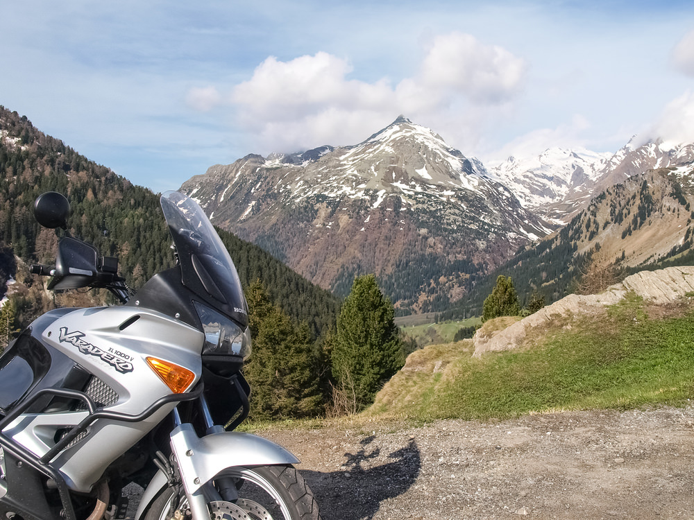 Passo Maloja in moto