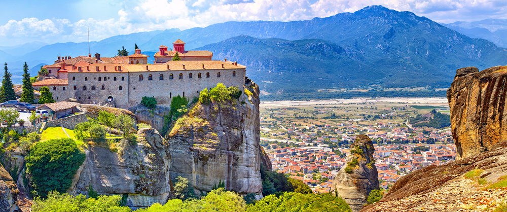 Kalambaka, moto vacanze in Grecia