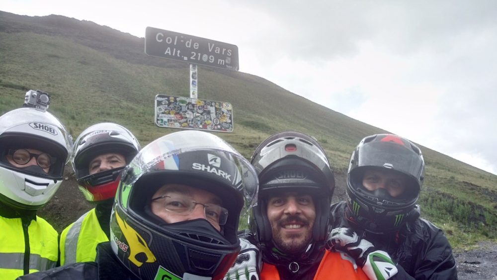 Col de Vars in moto