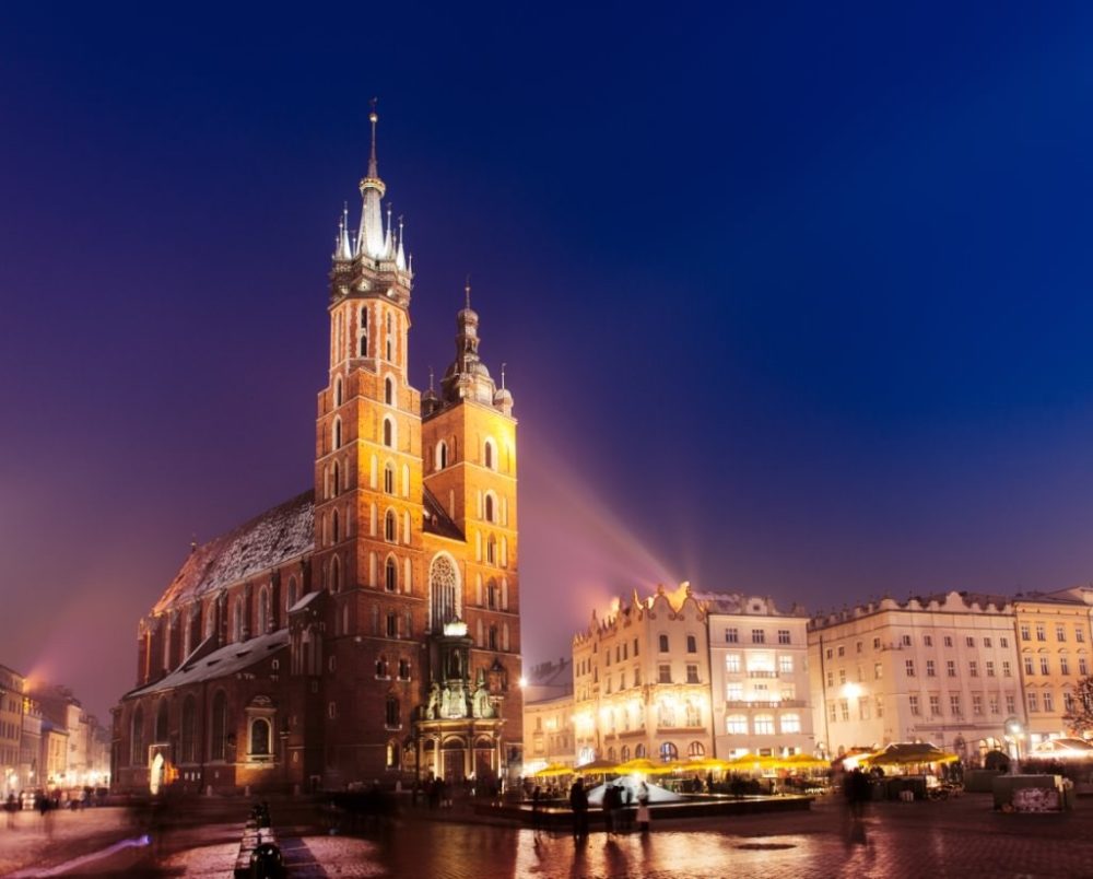 Cracovia inverno basilica