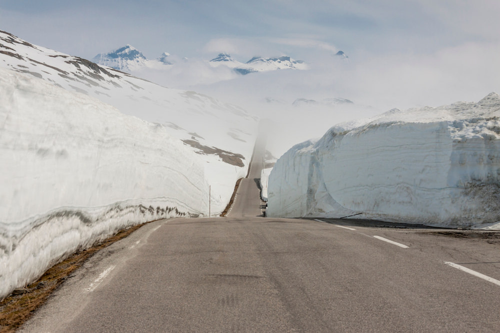 Sognefjellet, Norvegia in moto. La strada