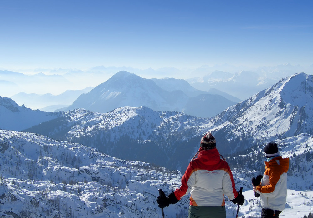 Pramollo, monti in inverno