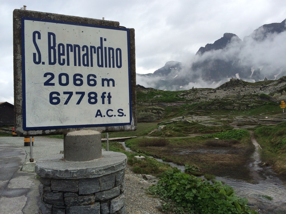 Passo del San Bernardino altezza