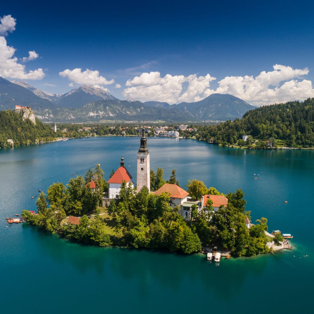 Lago di Bled, estate