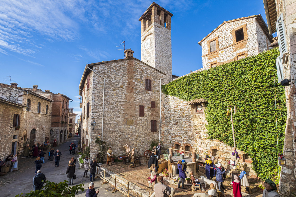 Corciano, Valle Tiberina