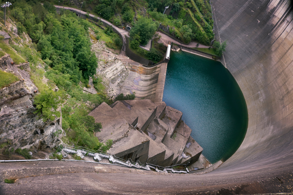 Canyon in Italia, Diga di Ridracoli