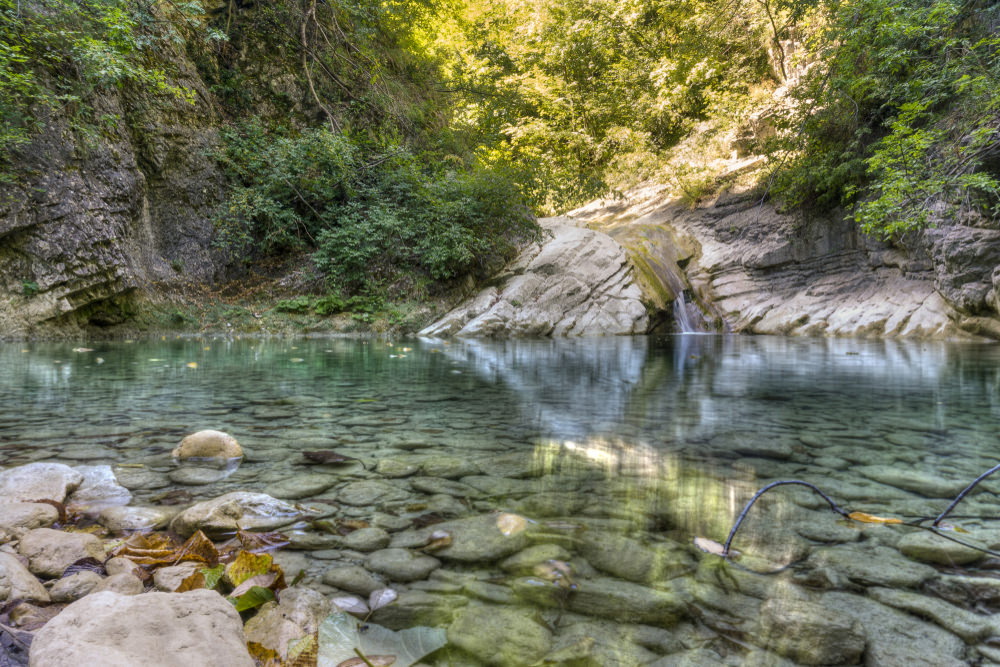 Canyon in Italia, gole del salinello