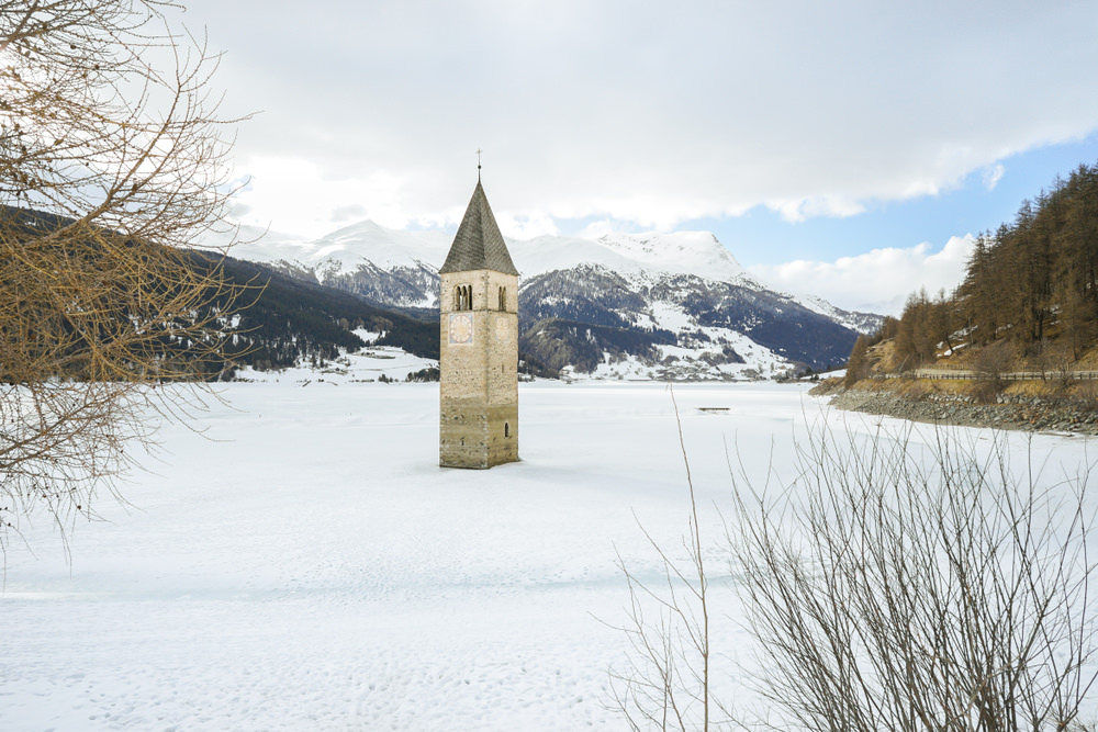 laghi ghiacciati, Resia