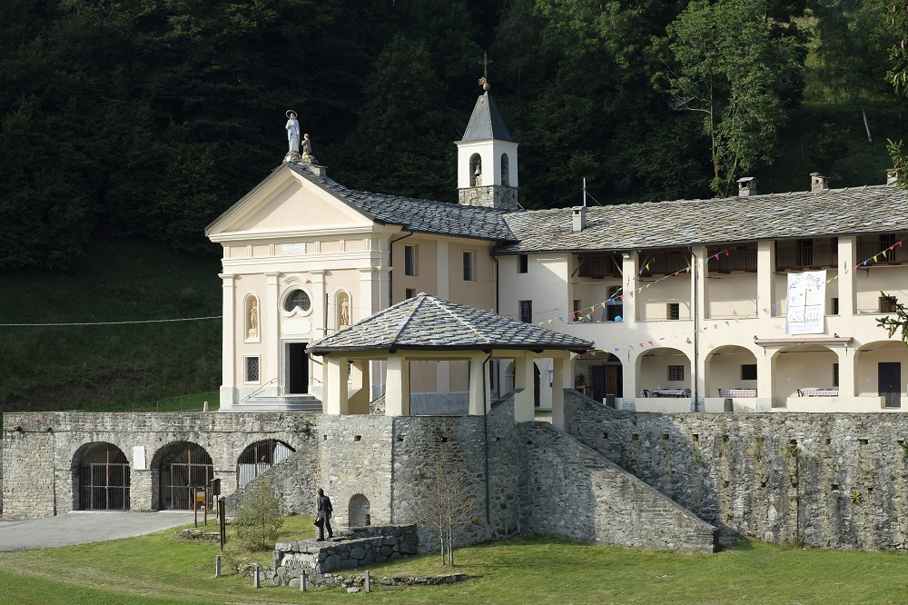 Santuario di Prascondù, dettaglio chiesa