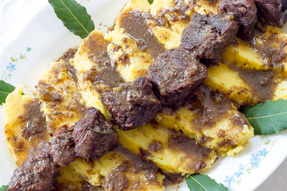 Polenta con cinghiale