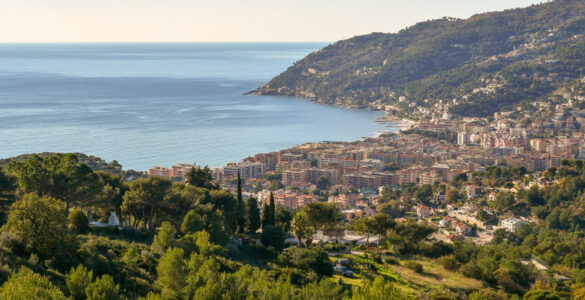 Vista su Marina di Andora, Liguria